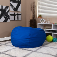 Flash Furniture DG-BEAN-LARGE-SOLID-ROYBL-GG Oversized Solid Royal Blue Bean Bag Chair 